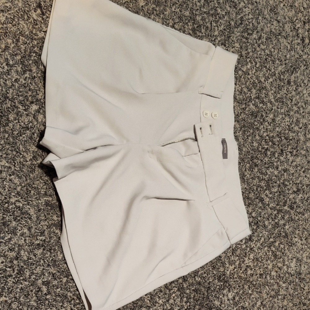 Maurices High Waist White Shorts Lightweight Casual